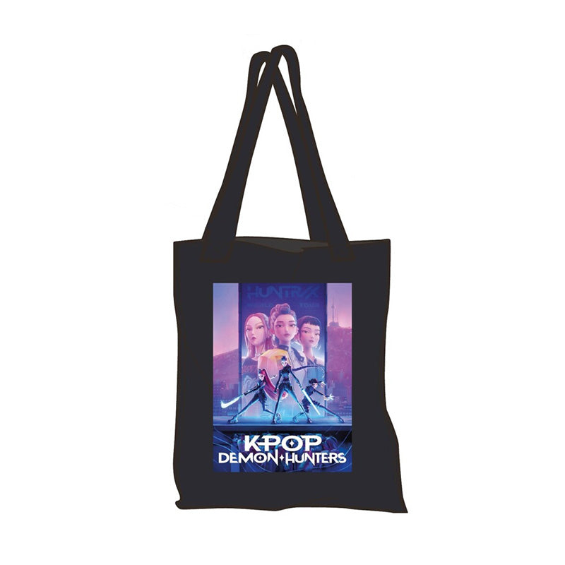 Bolsa shopping tela Cazadoras KPop Demon Hunters 43cm