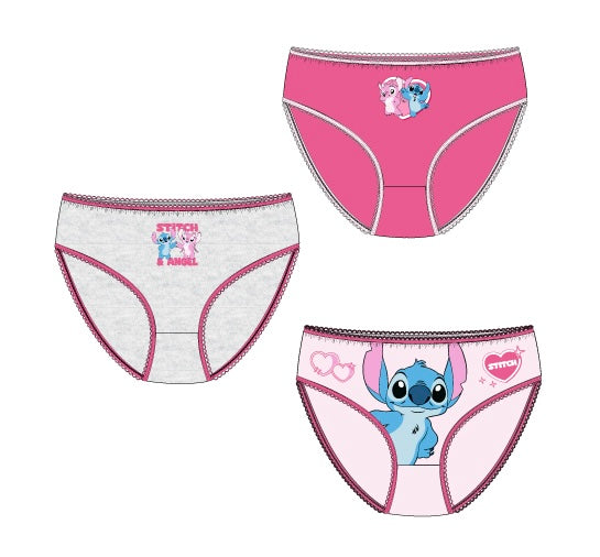 Pack de 3 braguitas Lilo y Stitch