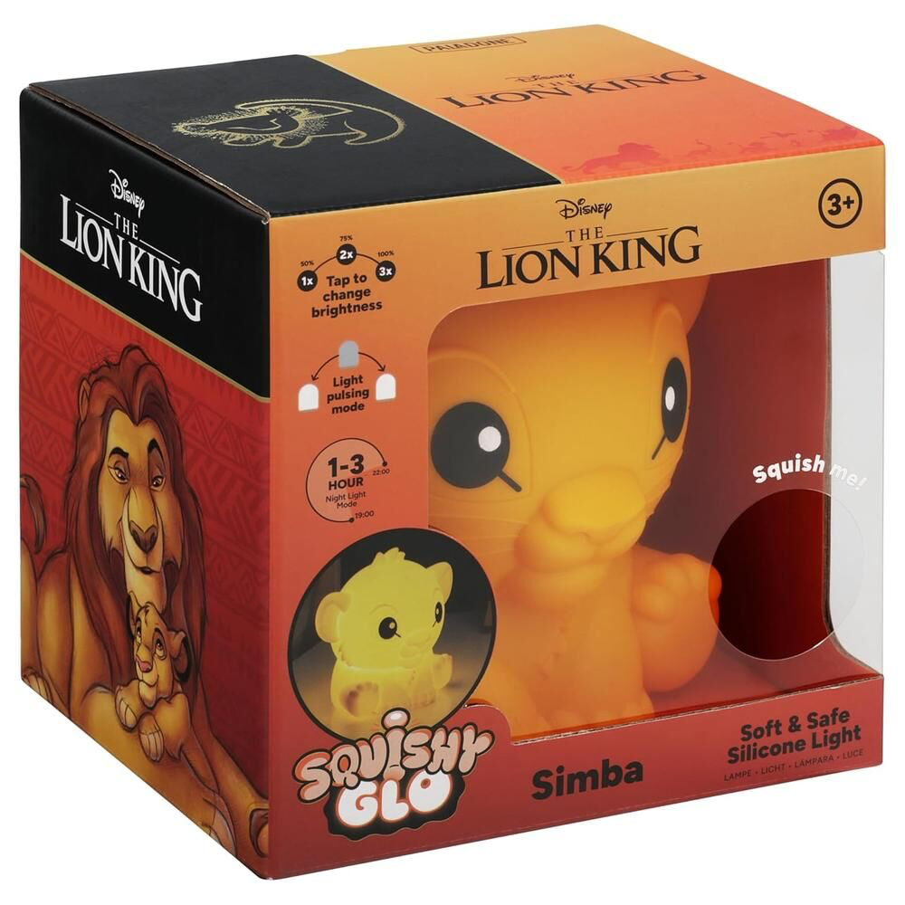 Lámpara Quitamiedos Silicona Simba Disney Recargable