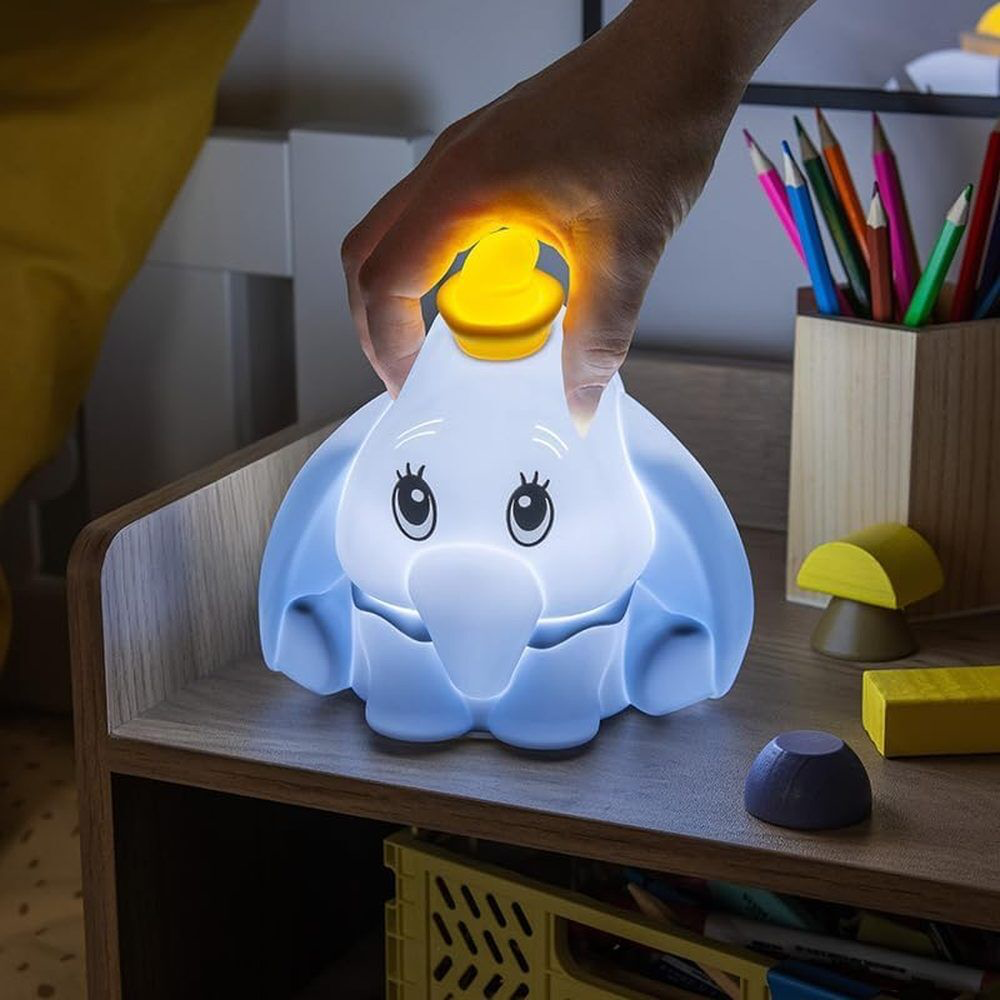 Lámpara Quitamiedos Silicona Dumbo Disney Recargable