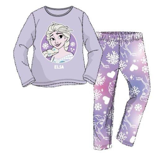 Pijama de coralina Elsa Frozen Lila