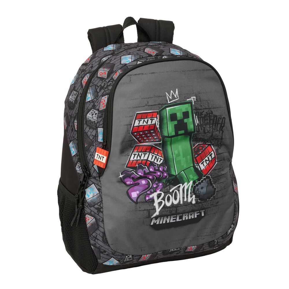 Mochila Graffiti Minecraft 44cm adaptable