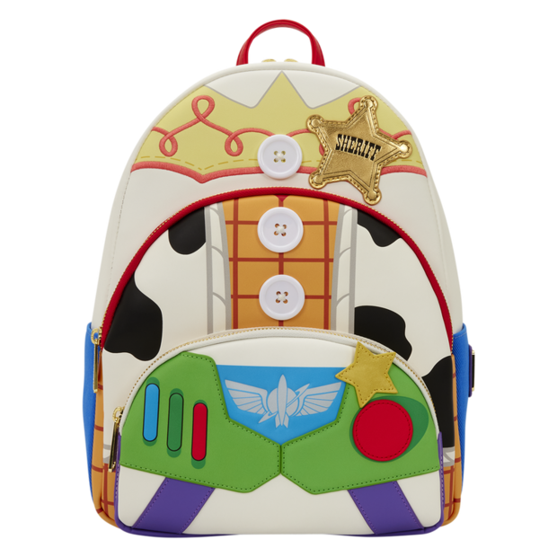 Mochila Jessie, Woody & Buzz Lightyear Toy Story 5 Disney Pixar Loungefly 31cm