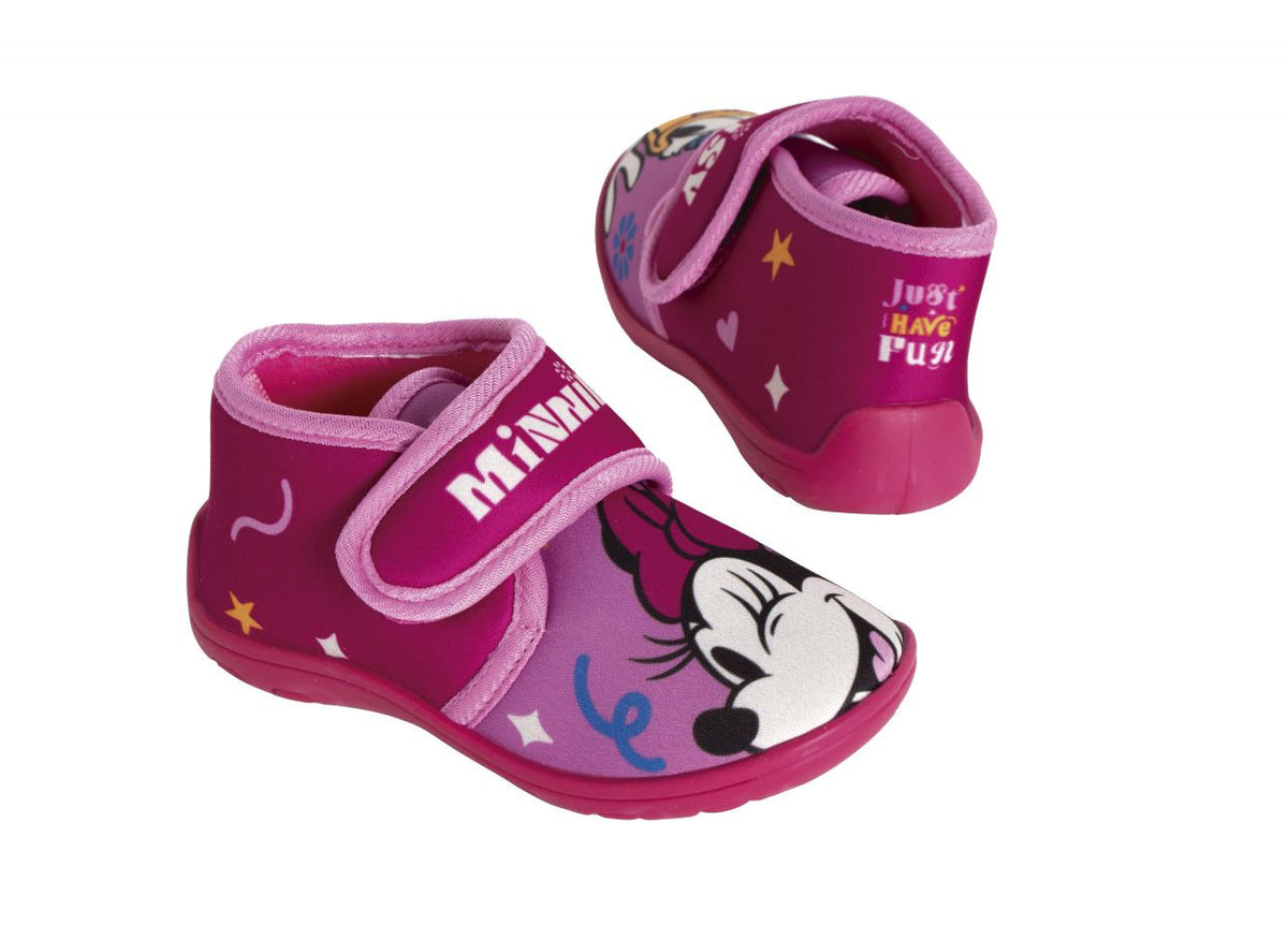Zapatillas tipo bota Minnie Disney - Con Velcro Infantil