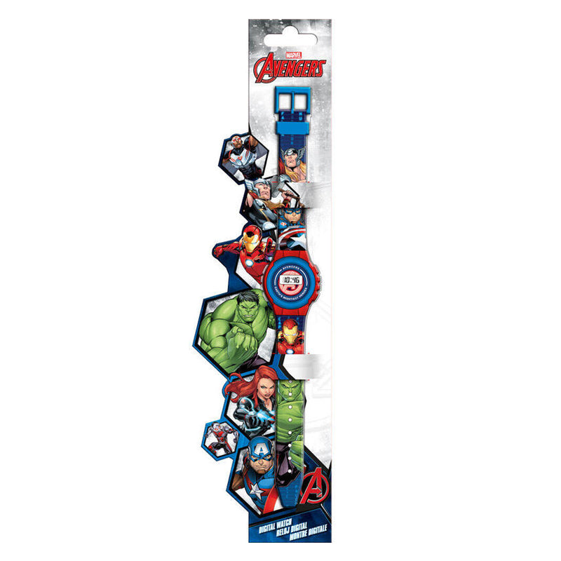 Reloj digital Los Vengadores Earth's Mightiest Heroes 22cm