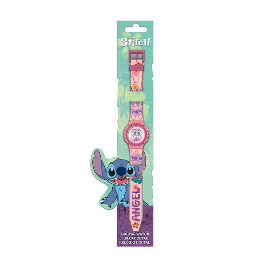 Reloj digital Angel Stitch Disney 22cm
