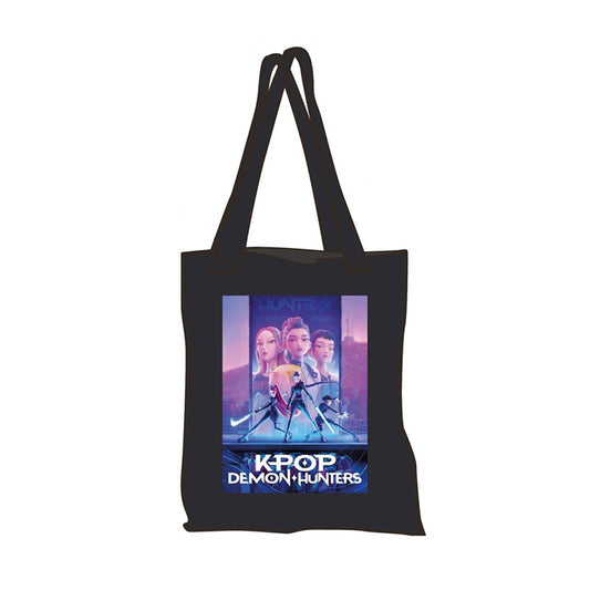 Bolsa shopping tela Cazadoras KPop Demon Hunters 43cm