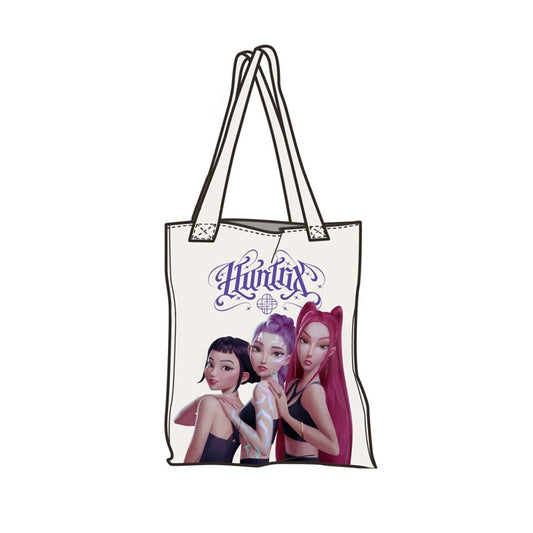 Bolsa shopping tela Huntrix Cazadoras KPop Demon Hunters 43cm