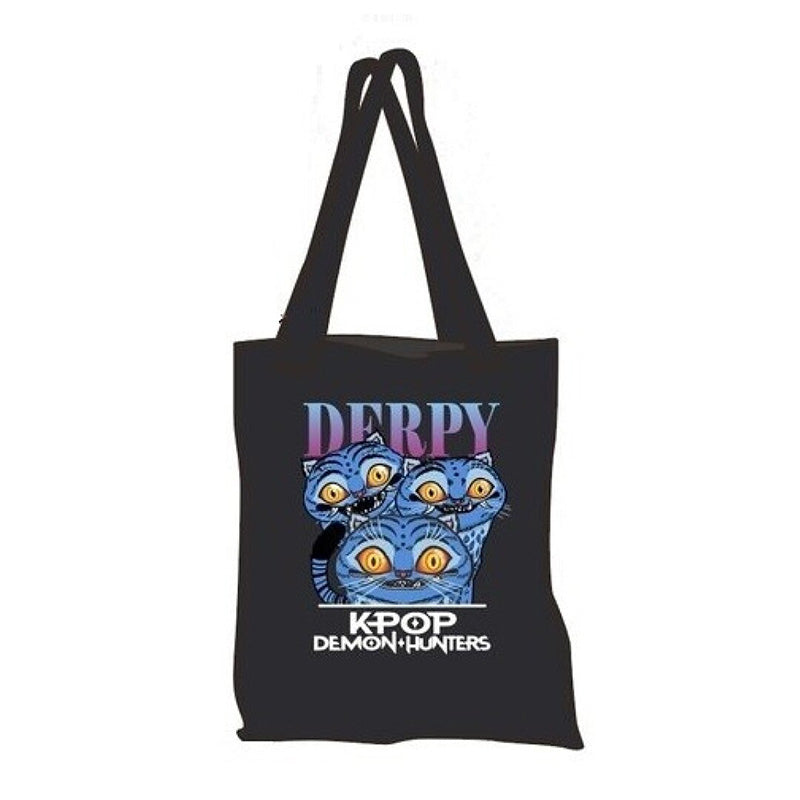Bolsa shopping tela Derpy Cazadoras KPop Demon Hunters 43cm