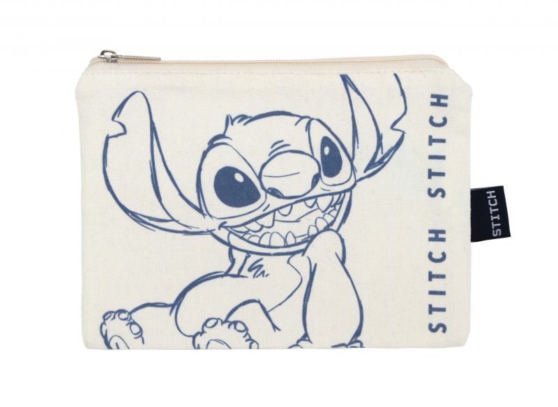 Neceser plano con cremallera Stitch