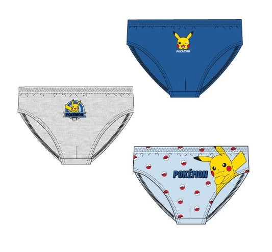 Pack de 3 slips Pikachu Pokémon