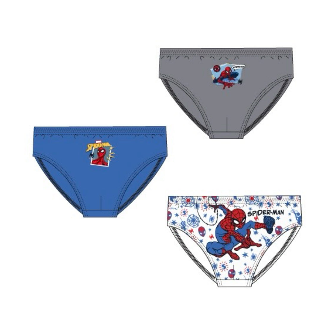 Pack de 3 slips Spiderman