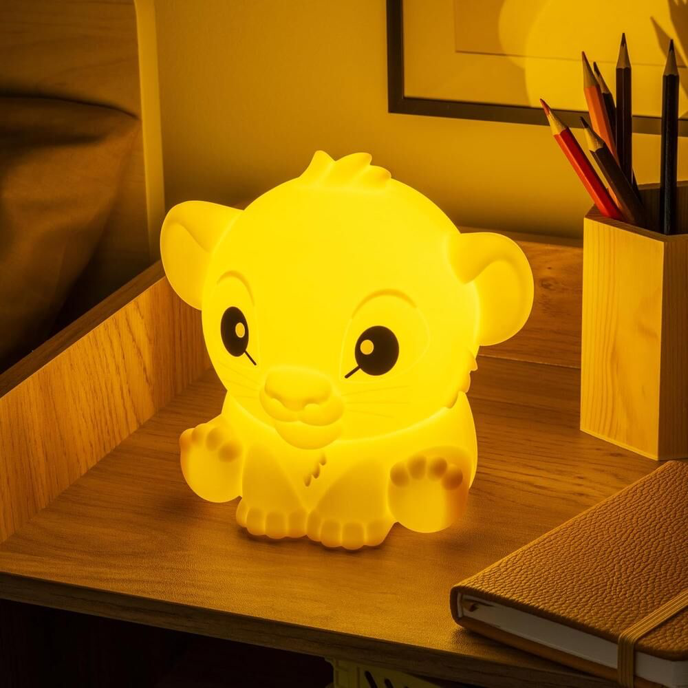 Lámpara Quitamiedos Silicona Simba Disney Recargable