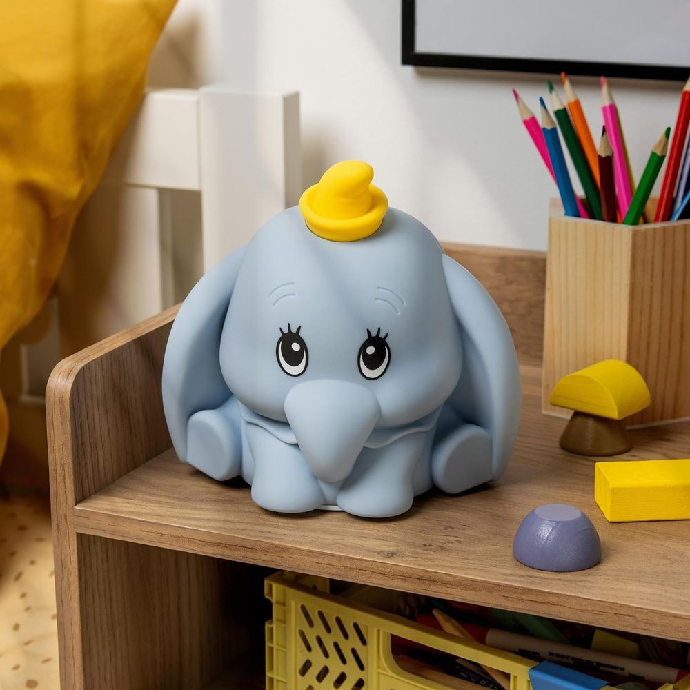 Lámpara Quitamiedos Silicona Dumbo Disney Recargable