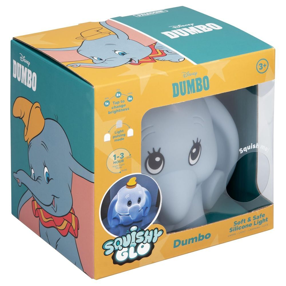 Lámpara Quitamiedos Silicona Dumbo Disney Recargable