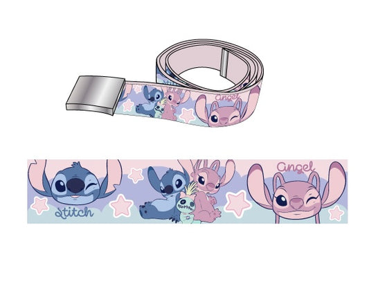 Cinturón ajustable Stitch y Angel