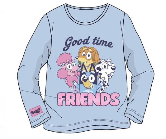 Camiseta Bluey friends Manga larga