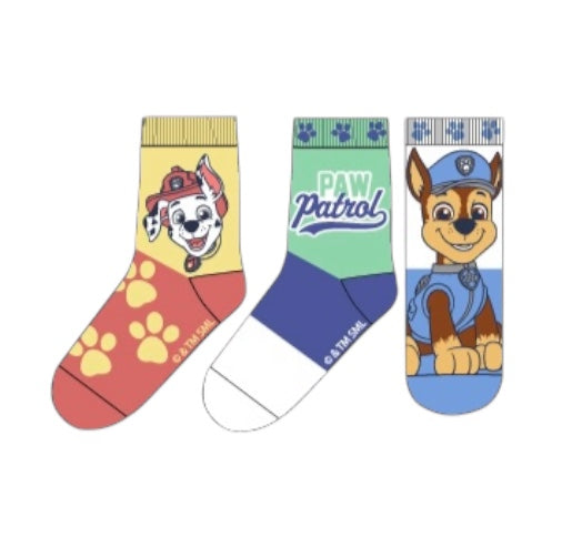 Pack 3 Calcetines Patrulla Canina