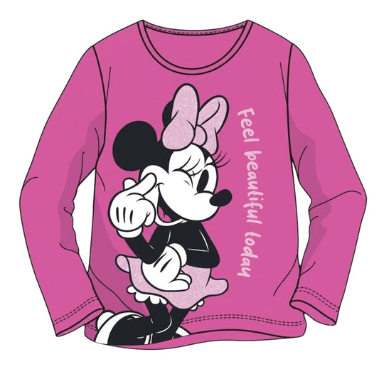 Camiseta Minnie Manga larga