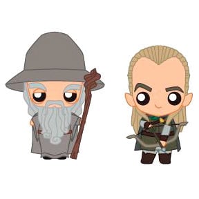 Set 2 figuras Pokis Gandalf & Legolas El Señor de los Anillos
