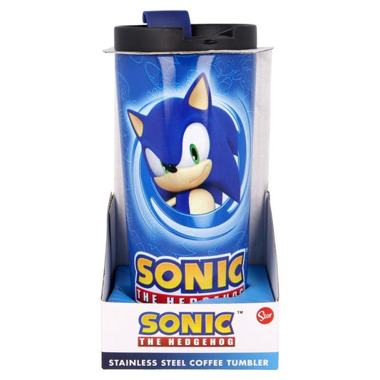 Vaso cafe acero inoxidable Sonic The Hedgehog 425ml
