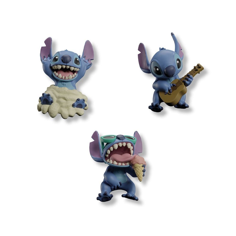 Set 3 Imanes 3D Stitch Disney
