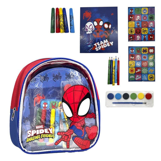 Set papeleria mochila Spidey Marvel