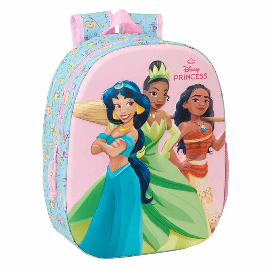 Mochila 3D Princesas Disney 33cm
