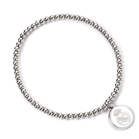 Pulsera Real Madrid plateada