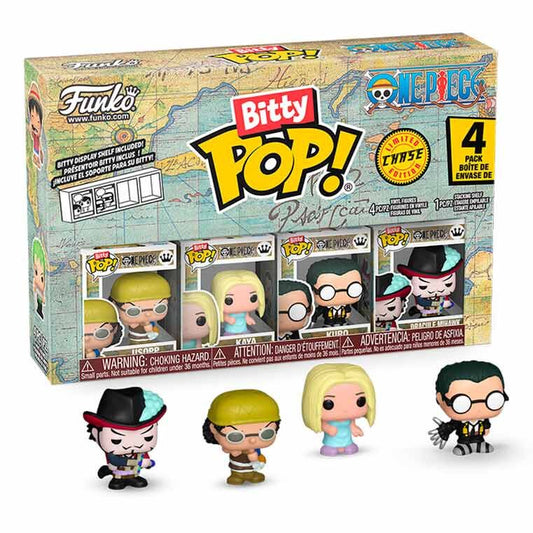 Blister 4 figuras Bitty POP One Piece Usopp