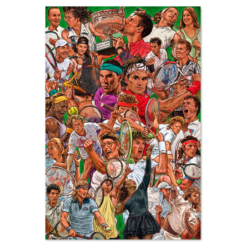 Poster Leyendas del Tenis