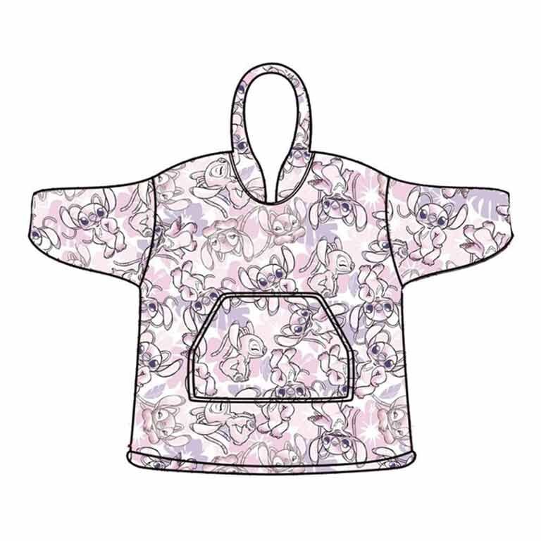Bata sudadera oversize Angel Stitch Disney adulto