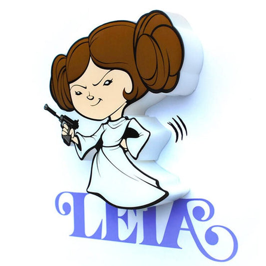 Lampara 3D Light FX mini Leia Star Wars