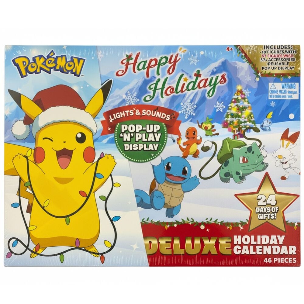 Calendario adviento Deluxe Pokemon luces y sonido
