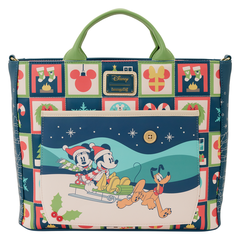 Bolso mochila Mickey & Minnie Holiday Disney Loungefly
