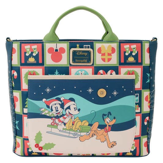 Bolso mochila Mickey & Minnie Holiday Disney Loungefly
