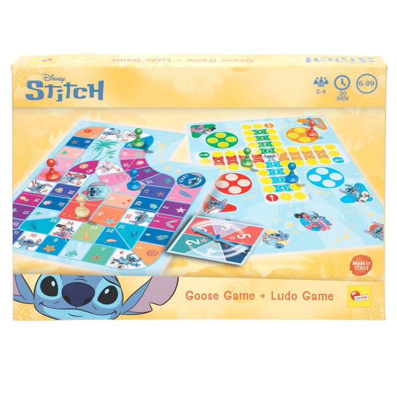Juego parchis y oca Stitch Disney