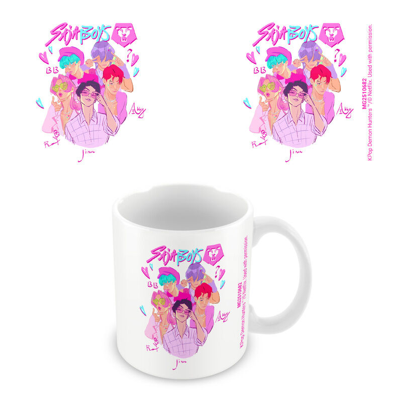 Taza Saja Boys Graphic KPop Demon Hunters 325ml