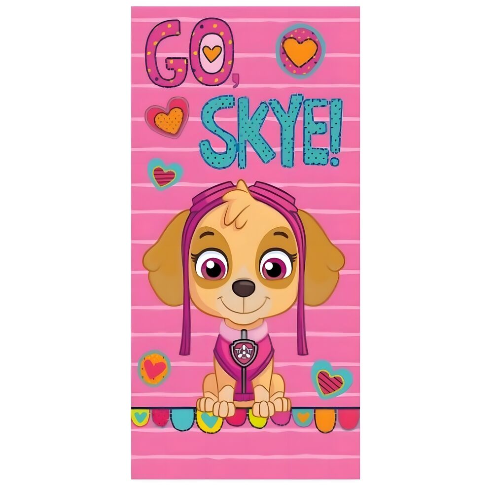 Toalla Patrulla Canina Paw Patrol microfibra