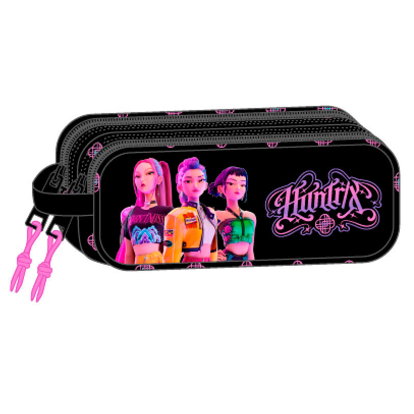 Portatodo 3D Negra KPop Demon Hunters doble