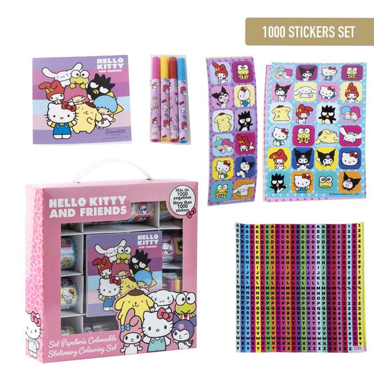 Blister pegatinas Hello Kitty and Friends 1000pzs