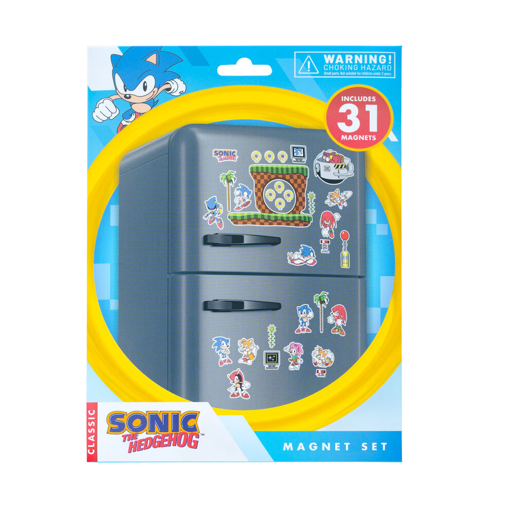 Set imanes troquelados Sonic the Hedgehog