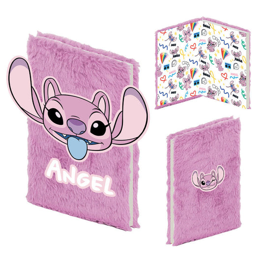 Cuaderno peluche A5 Stitch Disney