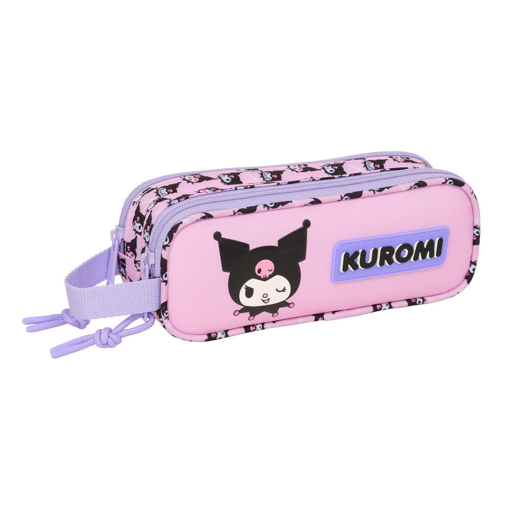 Portatodo Kuromi Hello Kitty doble