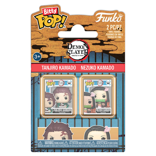 Blister 2 Bitty POP! Demon Slayer Tanjiro & Nezuko
