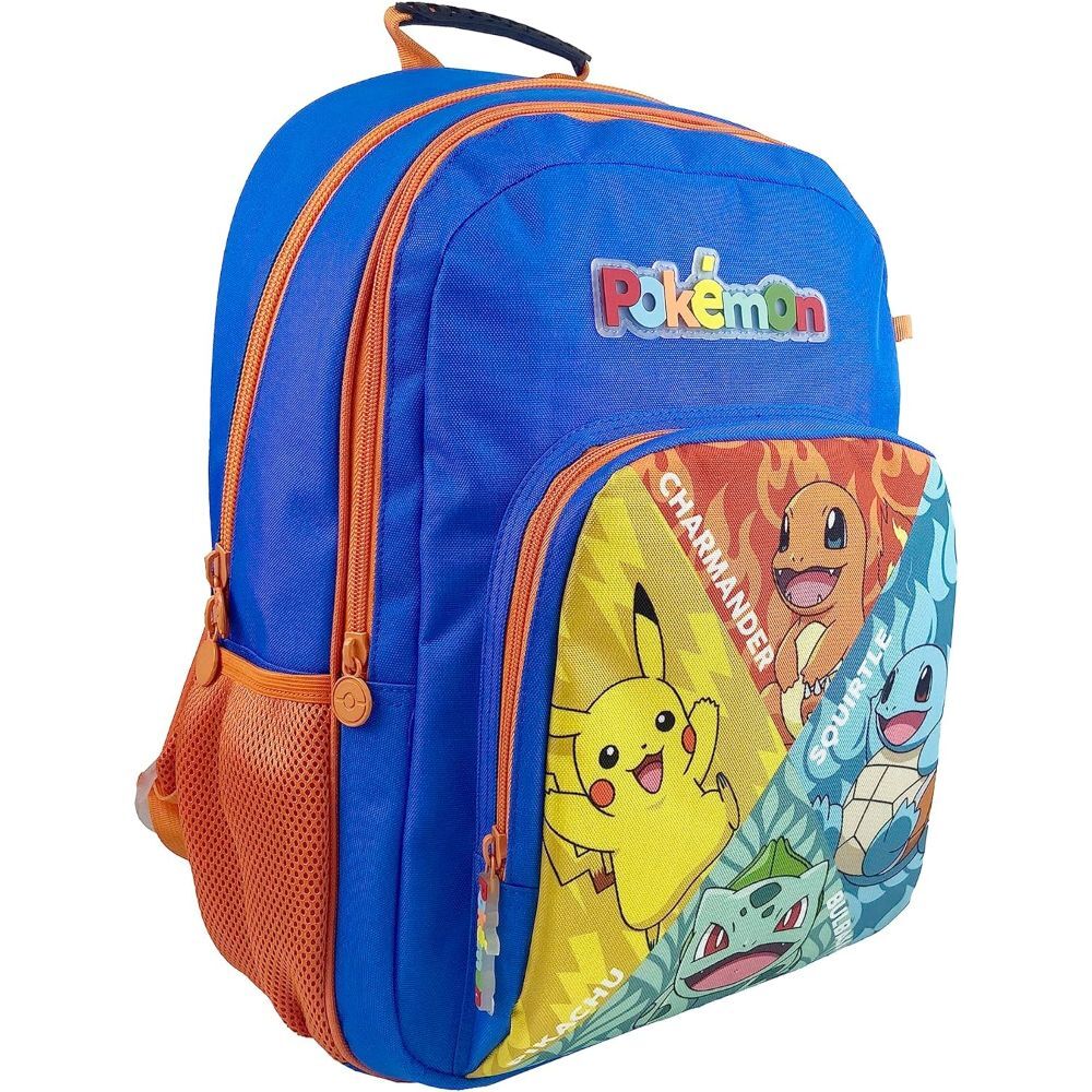 Mochila Starters Pokemon 43cm adaptable