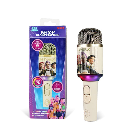 Micro Karaoke LED Golden Kpop Demon Hunter