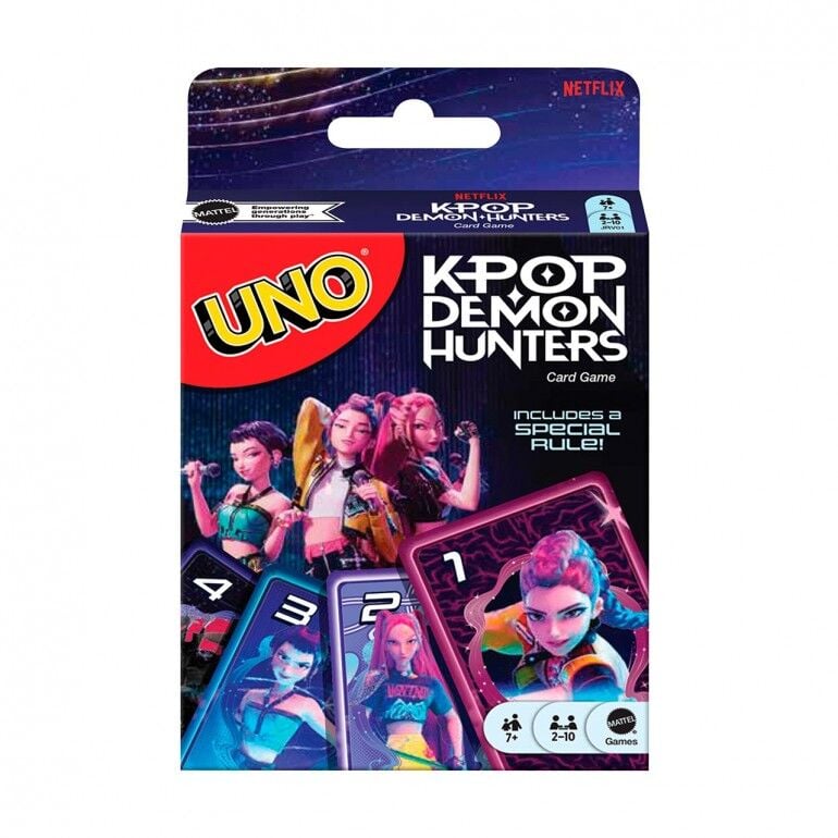Juego cartas UNO KPop Demon Hunters