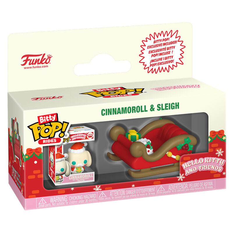 Figura Bitty POP Ride Cinnamoroll and Sleigh