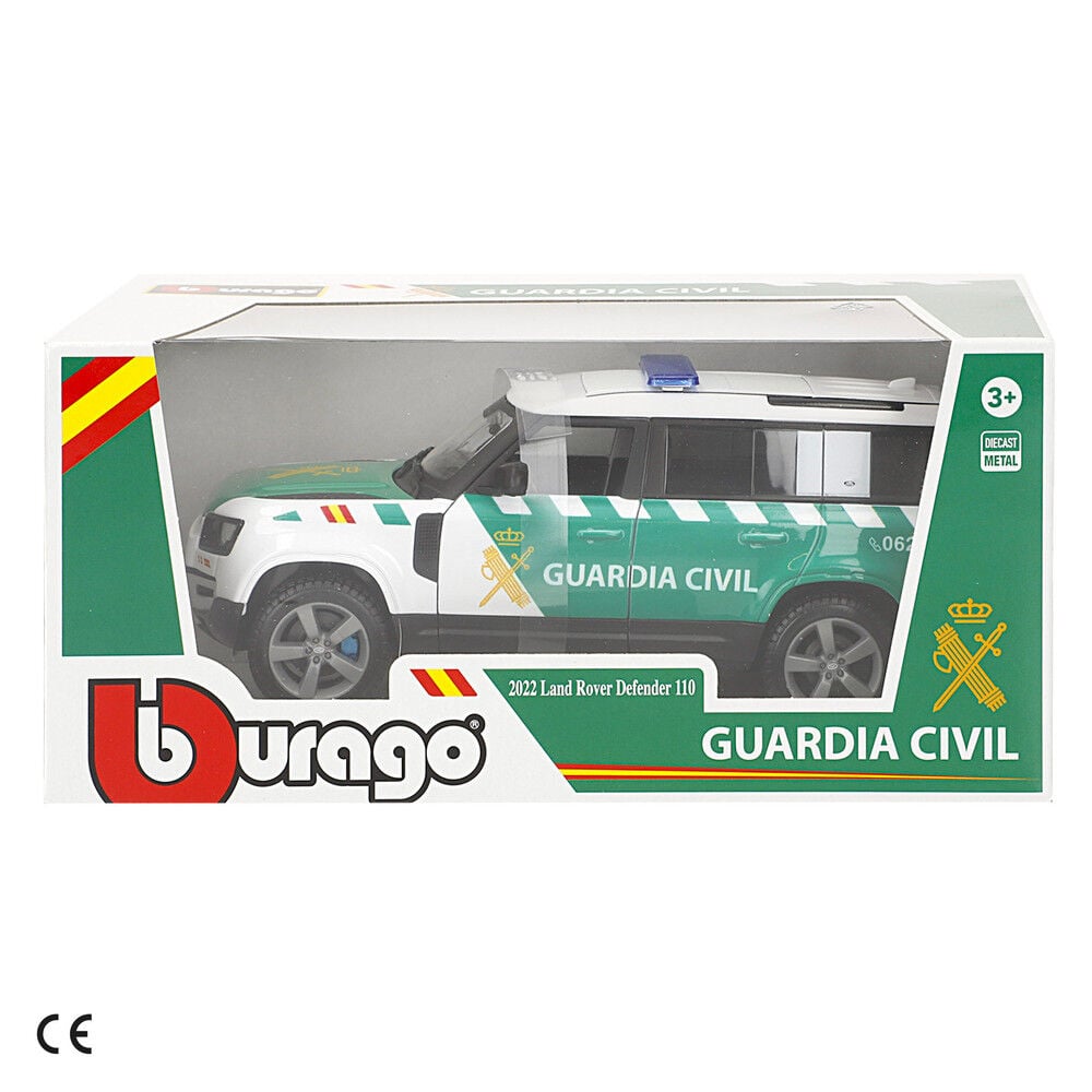 Coche Guardia Civil Land Rover Defender metal